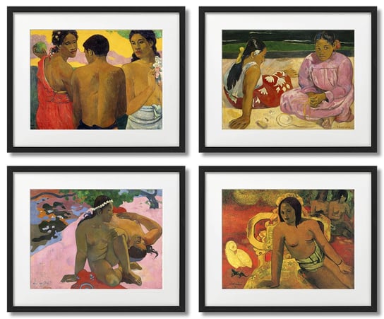 Paul Gauguin, Tahiti, Piękne Kolorowe Plakaty DEKORAMA