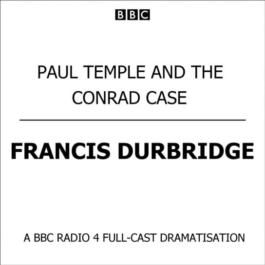 Paul Temple And The Conrad Case Westbury Marjorie