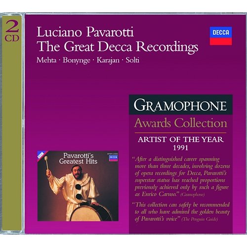 Leoncavallo: Pagliacci / Act 1 - "Recitar!...Vesti la giubba" Luciano Pavarotti, The National Philharmonic Orchestra, Giuseppe Patanè