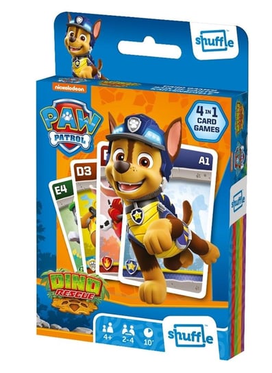 Paw Patrol 4w1 - gra karciana, gra planszowa, logiczna, Cartamundi Cartamundi