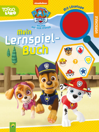 PAW Patrol Mein Lernspielbuch mit Löselupe Schwager & Steinlein