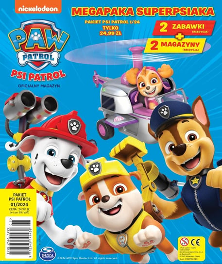 Paw Patrol Psi Patrol Oficjalny Magazyn Pakiet Egmont Polska Sp. z o.o.