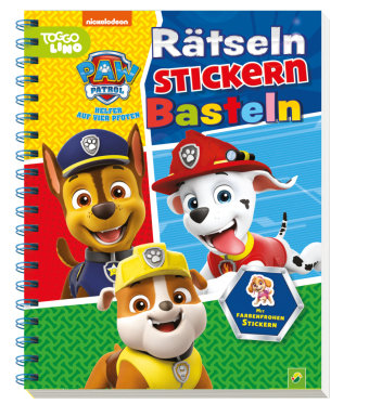 PAW Patrol - Rätseln Stickern Basteln Schwager & Steinlein