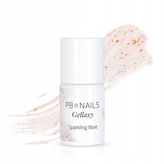 PB Nails, Baza hybrydowa  Sparkling Base Toast 10ml PB Nails