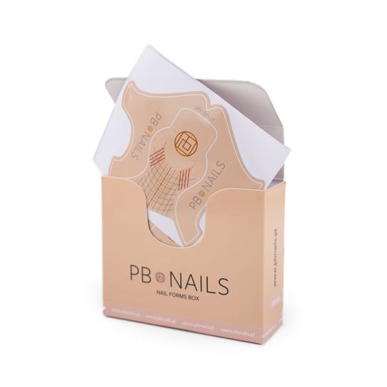 PB NAILS Formy do przedłużania paznokci NAIL FORMS BOX - 100 sztuk PB Nails