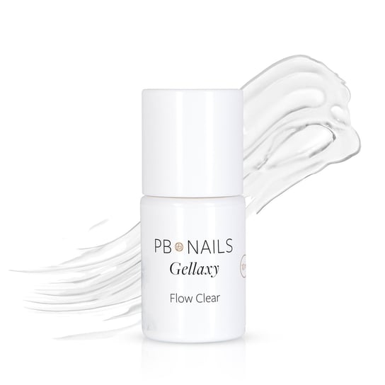 Pb Nails, Lakier hybrydowy Flow Clear, 10 ml PB Nails