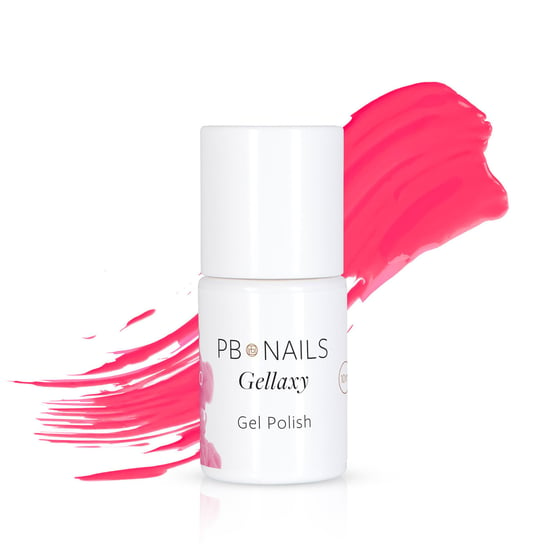 Pb Nails, Lakier hybrydowy GE180 Toxic Pink, 10 ml PB Nails