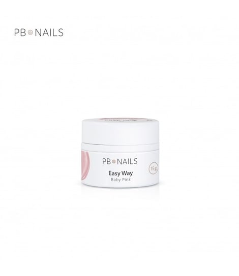 PB Nails, Żel budujący Easy Way Baby Pink, 15 g PB Nails