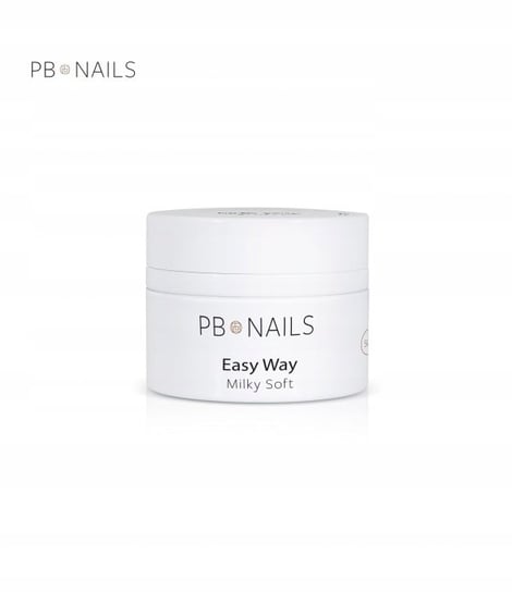PB Nails, Żel budujący Easy Way Milky Soft, 50 g PB NAILS