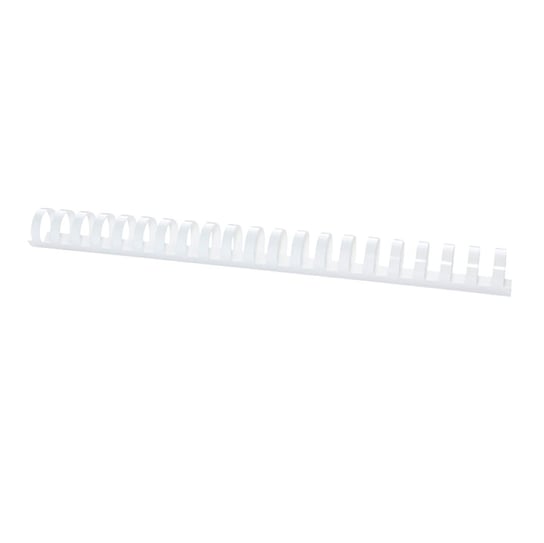 PBS Connect, plastikowe grzbiety do bindowania, 25 mm, białe, 50 sztuk Office Products