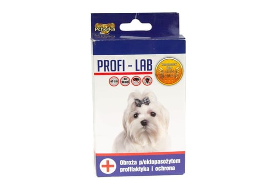 PCHEŁKA Obroża PROFI przeciw pchłom i kleszczom dla Maltańczyka 40cm LAB
