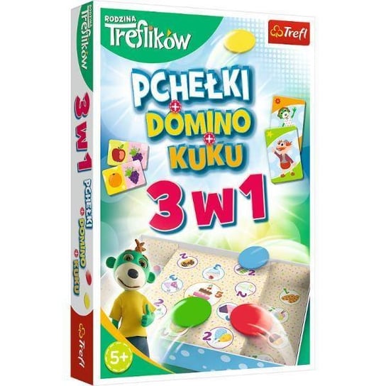Pchełki / Domino / Kuku, 3w1, gra zręcznościowa, Trefl Trefl