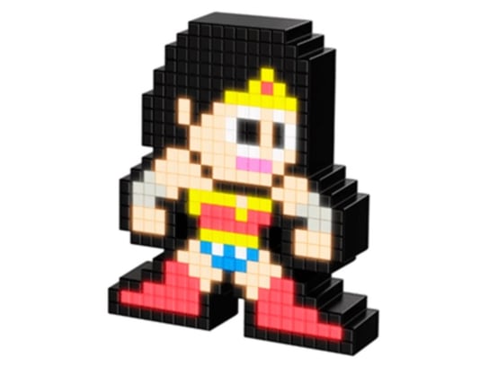 Pdp Pixel Pals Dc Comics Wonder Woman Collectible Lighted Figure, Red/White/Yellow/Blue, 8.8 X 11.2 X 15.9 Cm Inna marka