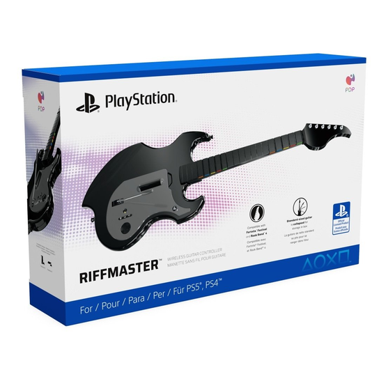 PDP PS5 RiffMaster Wireless Guitar PDP