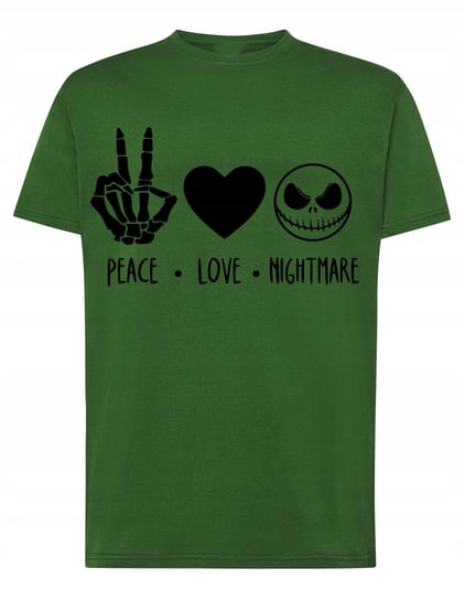 Peace Love Nightmare T-shirt MODNY Rozm.3XL Inna marka