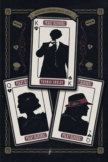 Peaky Blinders Poker - plakat 61x91,5 cm Galeria Plakatu