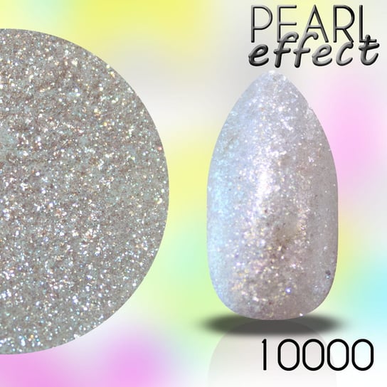 Pearl Effect 0,5g (nr10000) - efekt mieniącej się perły - pyłek na lakiery hybrydowe, żele uv i akryl + PACYNKA Inna marka