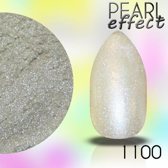 Pearl Effect 0,5g (nr1100) - efekt mieniącej się perły - pyłek na lakiery hybrydowe, żele uv i akryl + PACYNKA Inna marka