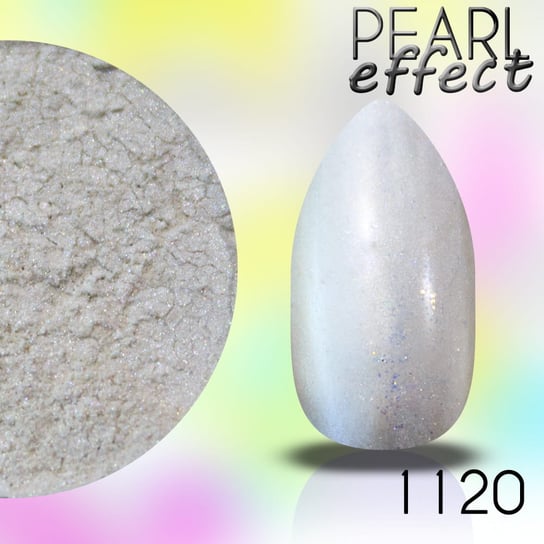 Pearl Effect 0,5g (nr1120) - efekt mieniącej się perły - pyłek na lakiery hybrydowe, żele uv i akryl + PACYNKA Inna marka