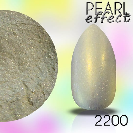 Pearl Effect 0,5g (nr2200) - efekt mieniącej się perły - pyłek na lakiery hybrydowe, żele uv i akryl + PACYNKA Inna marka