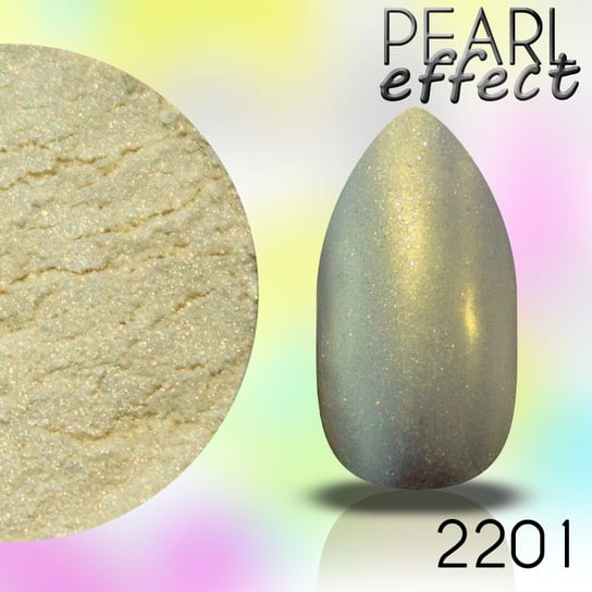 Pearl Effect 0,5g (nr2201) - efekt mieniącej się perły - pyłek na lakiery hybrydowe, żele uv i akryl + PACYNKA Inna marka