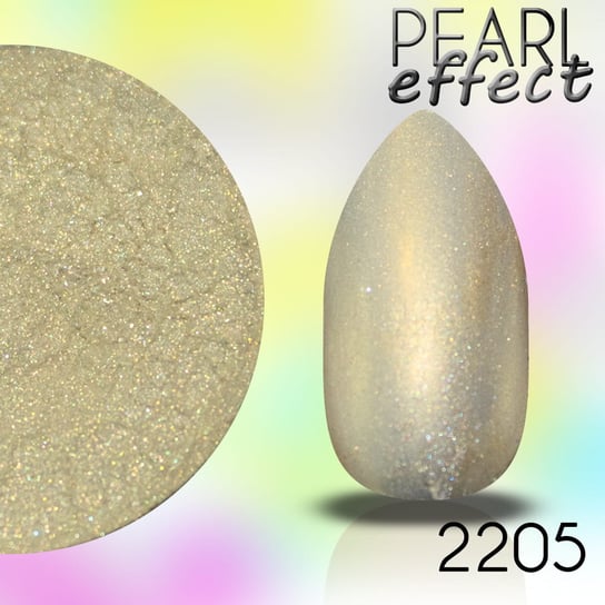 Pearl Effect 0,5g (nr2205) - efekt mieniącej się perły - pyłek na lakiery hybrydowe, żele uv i akryl + PACYNKA Inna marka