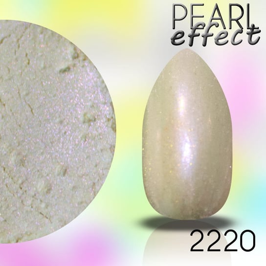 Pearl Effect 0,5g (nr2220) - efekt mieniącej się perły - pyłek na lakiery hybrydowe, żele uv i akryl + PACYNKA Inna marka