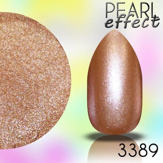 Pearl Effect 0,5g (nr3389) - efekt mieniącej się perły - pyłek na lakiery hybrydowe, żele uv i akryl + PACYNKA Inna marka