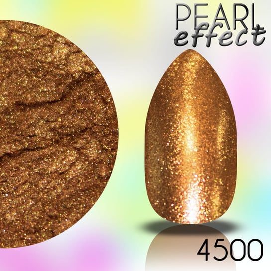 Pearl Effect 0,5g (nr4500) - efekt mieniącej się perły - pyłek na lakiery hybrydowe, żele uv i akryl + PACYNKA Inna marka