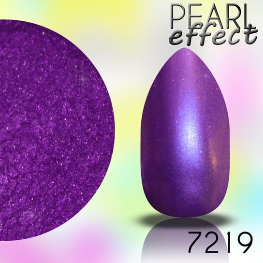 Pearl Effect 0,5g (nr7219) - efekt mieniącej się perły - pyłek na lakiery hybrydowe, żele uv i akryl + PACYNKA Inna marka
