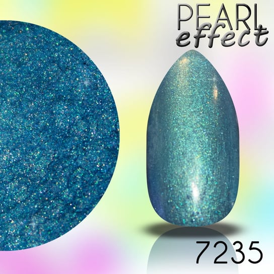 Pearl Effect 0,5g (nr7235) - efekt mieniącej się perły - pyłek na lakiery hybrydowe, żele uv i akryl + PACYNKA Inna marka