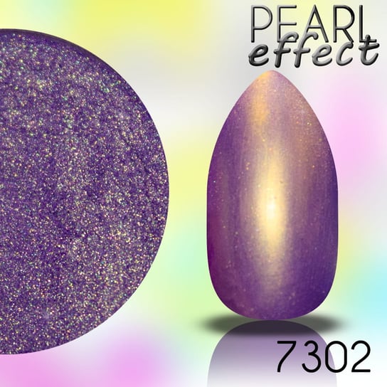 Pearl Effect 0,5g (nr7302) - efekt mieniącej się perły - pyłek na lakiery hybrydowe, żele uv i akryl + PACYNKA Inna marka