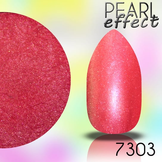 Pearl Effect 0,5g (nr7303) - efekt mieniącej się perły - pyłek na lakiery hybrydowe, żele uv i akryl + PACYNKA Inna marka