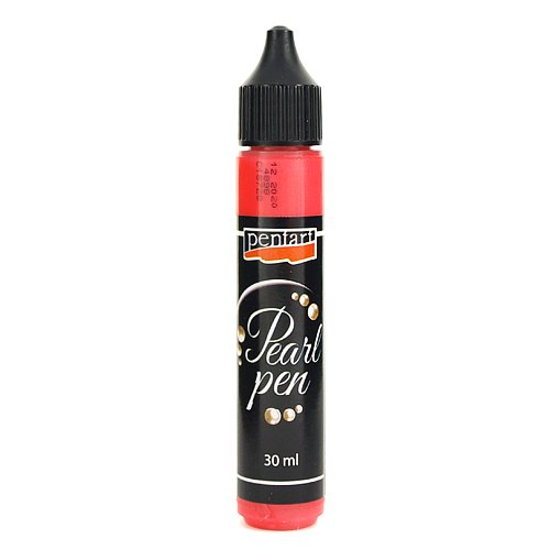 Pearl Pen 30 ml - czerwony Pentart