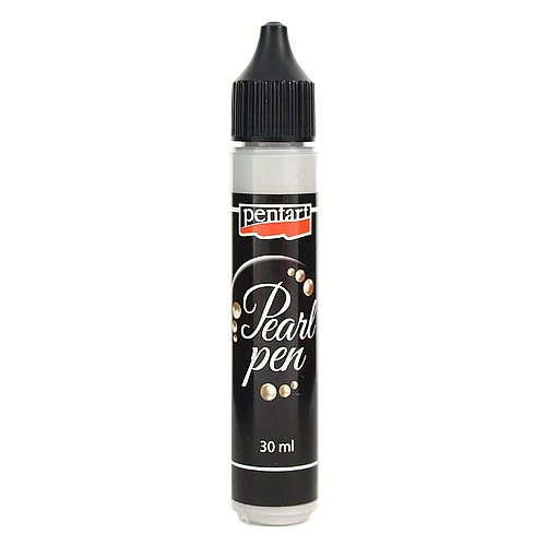 Pearl Pen 30 ml - srebrny Pentart