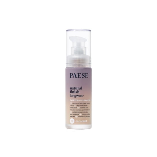 Pease, Podkład, Natural Finish Long.found. 1,5 Nude, 30ml Paese