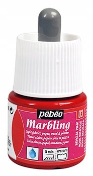 PEBEO MARBLING FARBA 45ML BENGAL PINK PEBEO