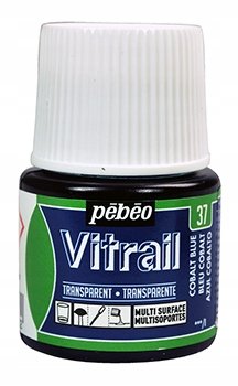 PEBEO VITRAIL FARBY DO SZKŁA 45ML COBALT BLUE PEBEO