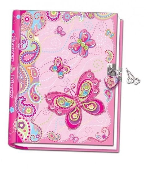 Pecoware, ręcznie robiony pamiętnik z motylami Pecoware