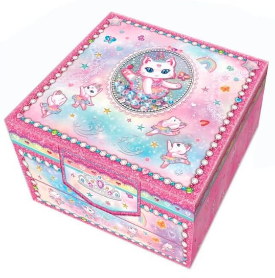 Pecoware Zestaw w pudełku z szufladami - Kot baletnica Pulio