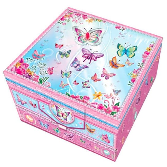 Pecoware Zestaw w pudełku z szufladami - Motylki Pulio