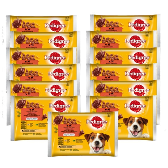 Pedigree Adult Saszetka 13x400g Mokra Karma W Galaretce Dla Dorosłych Psów Kurczak, Jagnięcina PEDIGREE