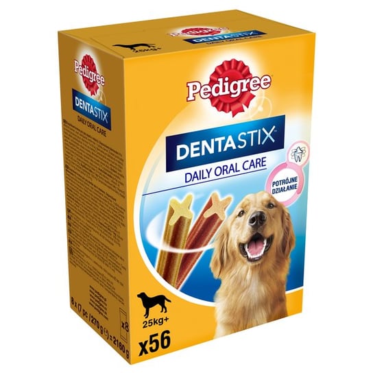 PEDIGREE DentaStix przysmaki dentystyczne dla psa duże rasy 56 szt. 8x270 g PEDIGREE