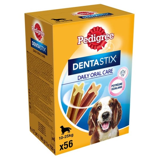 PEDIGREE Dentastix przysmaki dentystyczne dla psa średnie rasy 56 szt. PEDIGREE