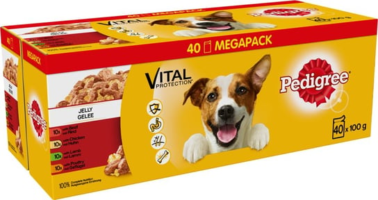PEDIGREE mokra karma dla psa mix smaków w galaretce saszetki 40x100 g PEDIGREE