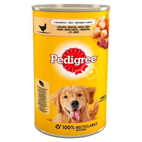 Pedigree Mokra karma dla psów w galaretce z kurczakiem i marchewką 1200 g PEDIGREE