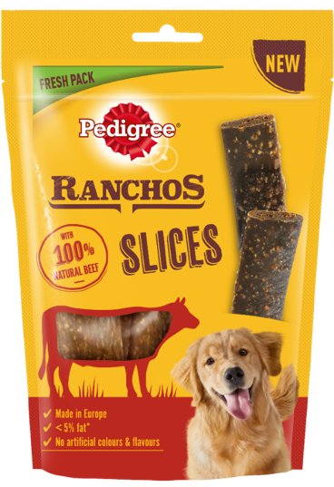PEDIGREE Ranchos Slices 60g – przysmaki dla psa z wołowiną PEDIGREE