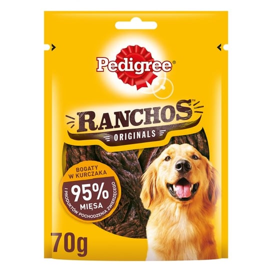 PEDIGREE Ranchos suszone przysmaki dla psa z kurczakiem 70 g PEDIGREE
