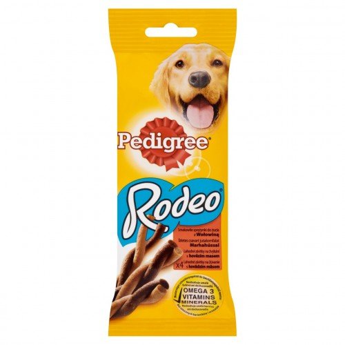 PEDIGREE Rodeo przysmaki dla psa z wołowiną 123 g PEDIGREE