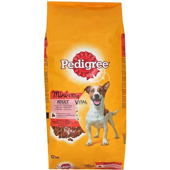 PEDIGREE sucha karma dla psa małe rasy z wołowiną i warzywami 12 kg Mars